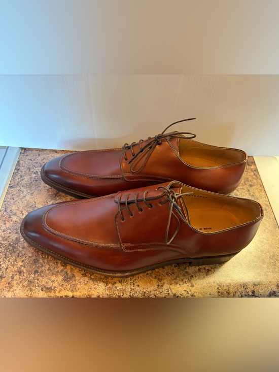 Santoni Other - Santoni Chestnut Brown Leather Oxford Shoes